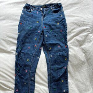 Mini Boden embroidered jeans